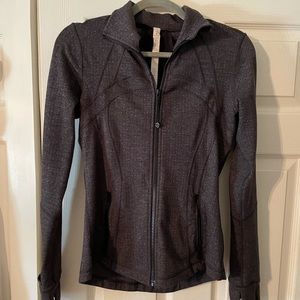 Lululemon define jacket in Heather’s black size 8 GUC